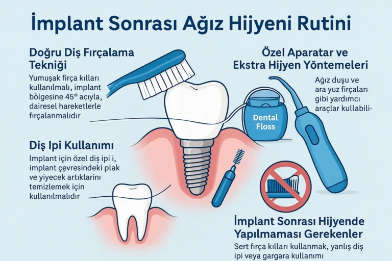 implant sonrası ağız hijyen rutini