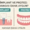 implant ve protez hangisi daha uygun