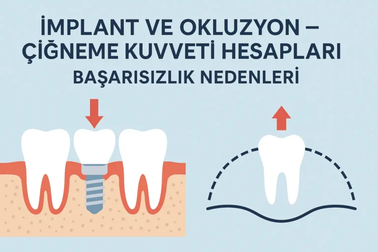 implant ve okluzyon çiğneme kuvveti hesapları, başarısızlık nedenleri