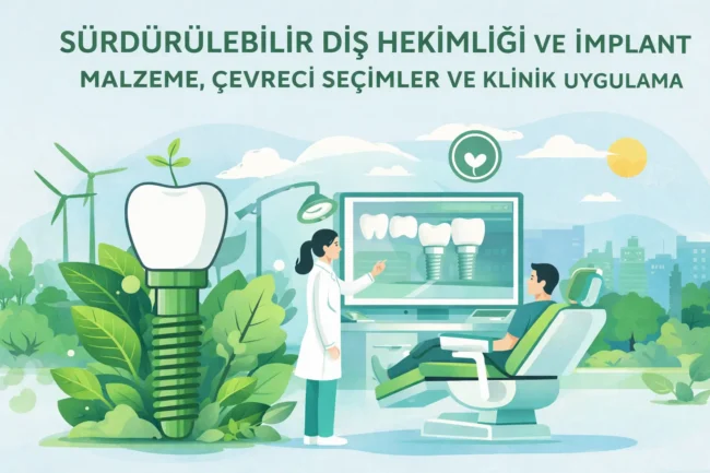 sürdürülebilir diş hekimliği ve implant malzeme çevreci seçimler