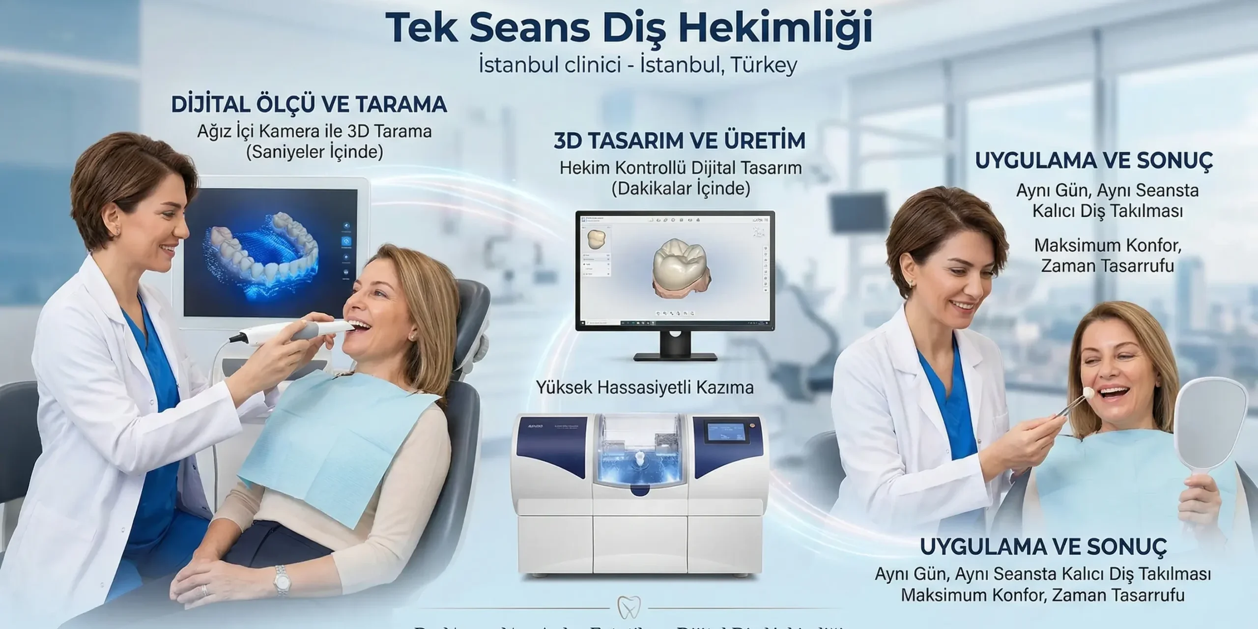 tek seans diş hekimliği one visit dentistry mümkün mü