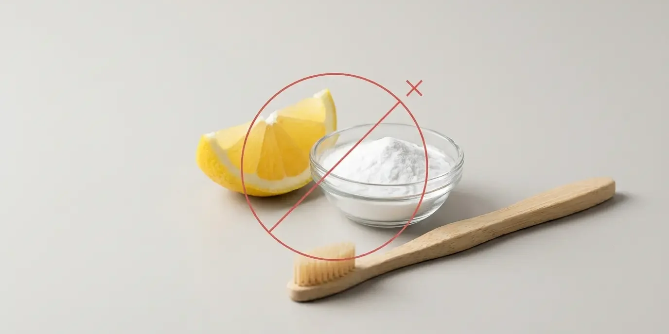 karbonat ve limon ile diş beyazlatma zararları