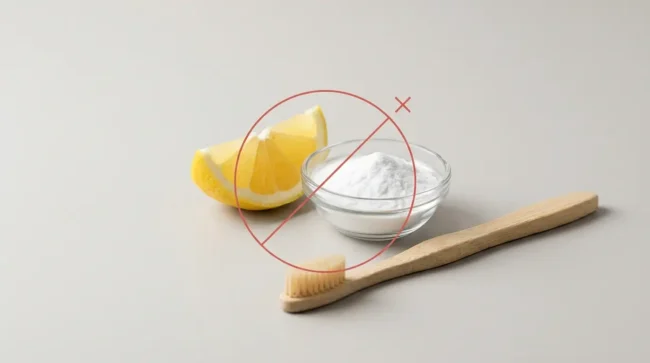 karbonat ve limon ile diş beyazlatma zararları